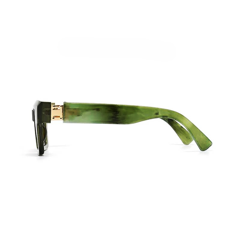 Marbled Retro Square Sunglasses
