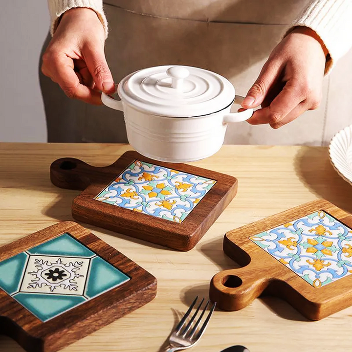Amanda Ceramic-Inlay Trivets