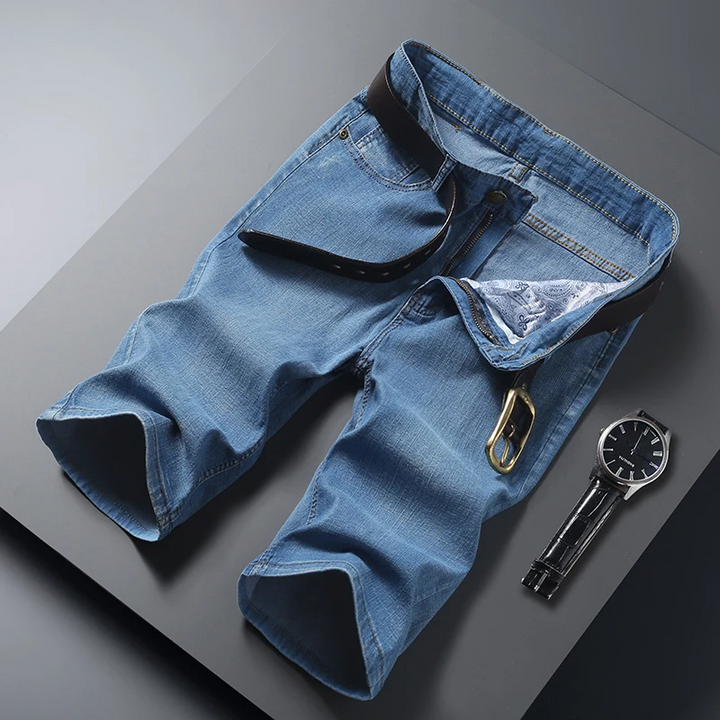 Landon Slim Fit Denim Shorts