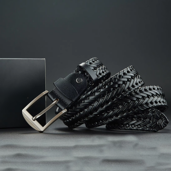 Travis Woven Genuine Leather Belt