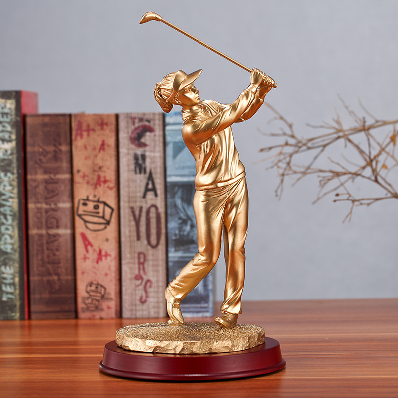 Golden Stroke Sculpture