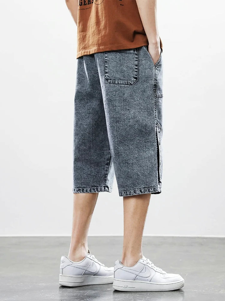 Alphax™ Longline Denim Shorts