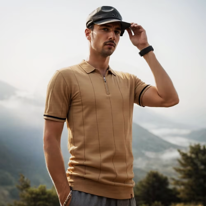 Bennett Quarter-Zip Polo