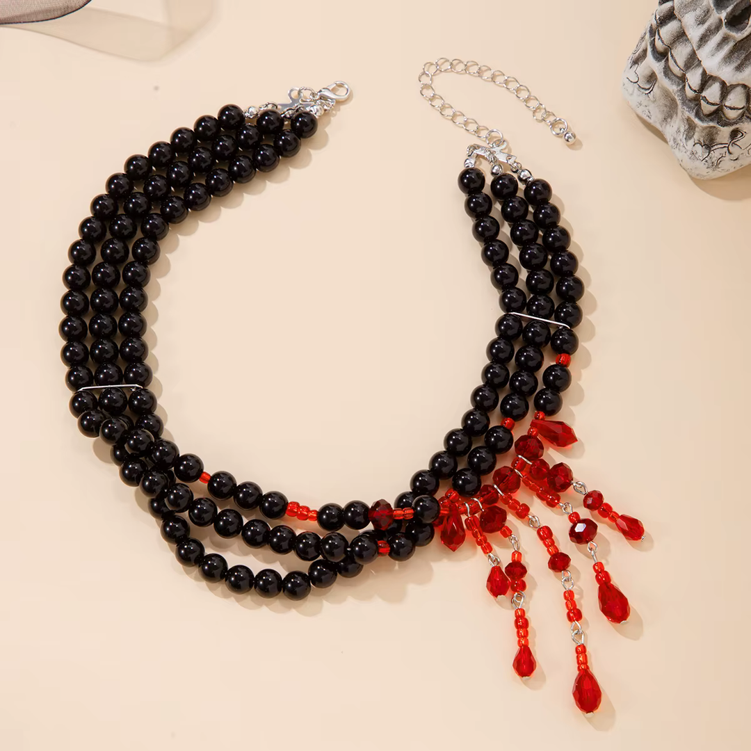 Blood Pearls Necklace