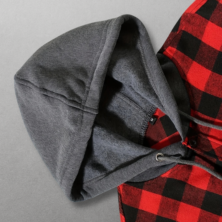 Dax Hooded Flannel Shirt Jacket