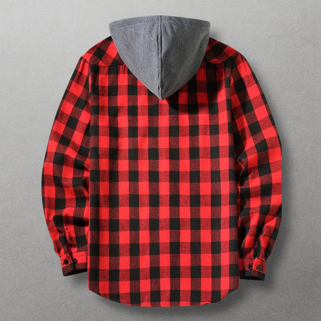 Dax Hooded Flannel Shirt Jacket