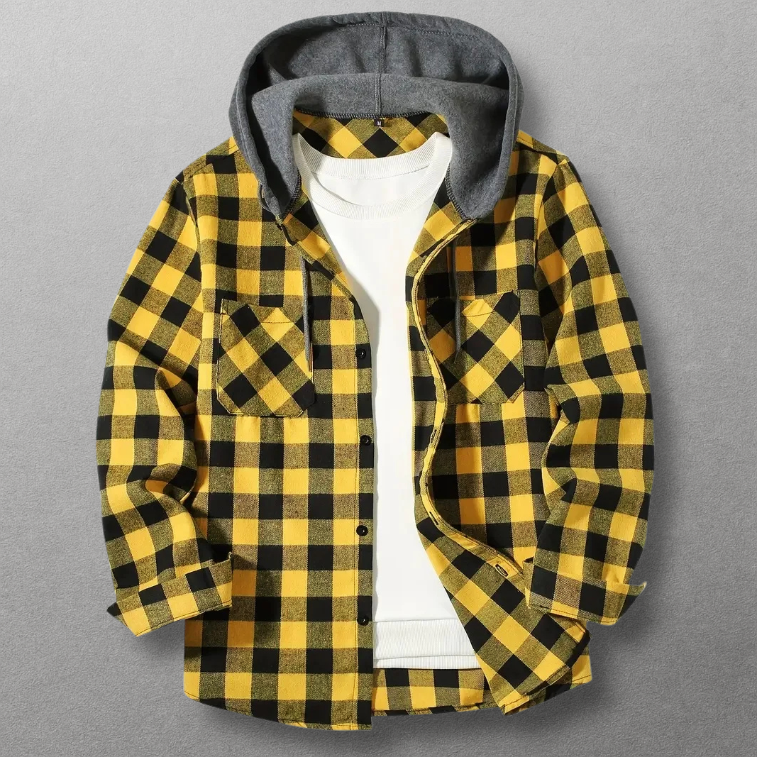 Dax Hooded Flannel Shirt Jacket