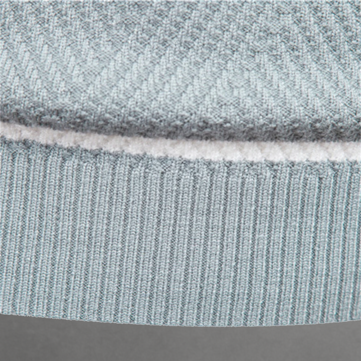 Dual Stripe Knit Crewneck