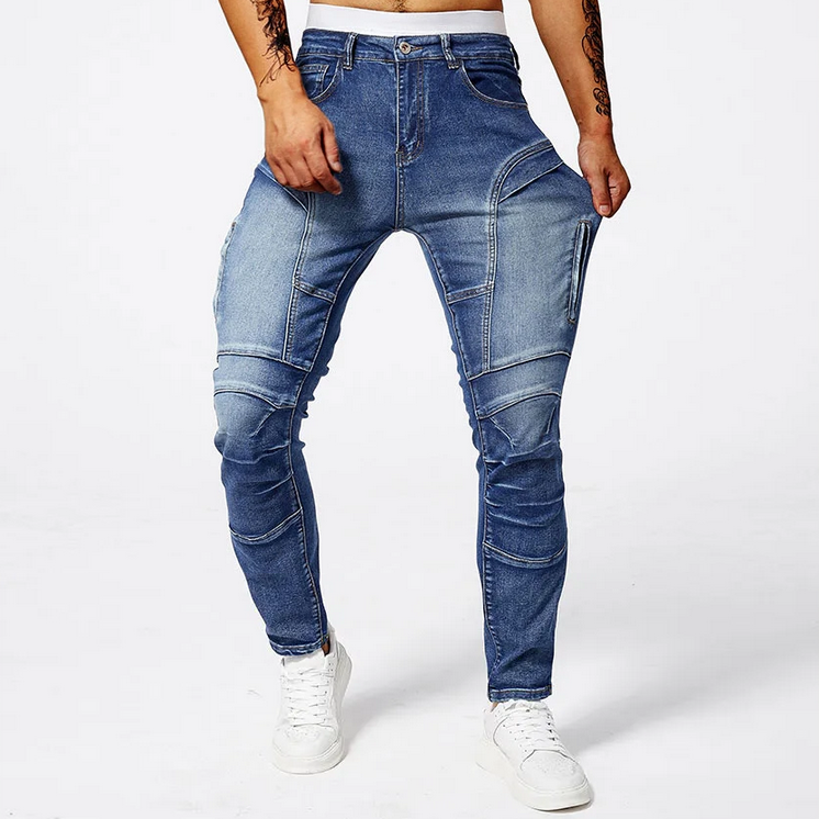 Enzo Slim Moto Jeans