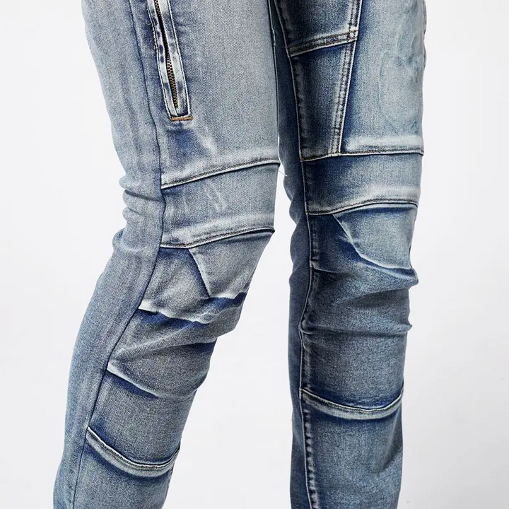 Enzo Slim Moto Jeans