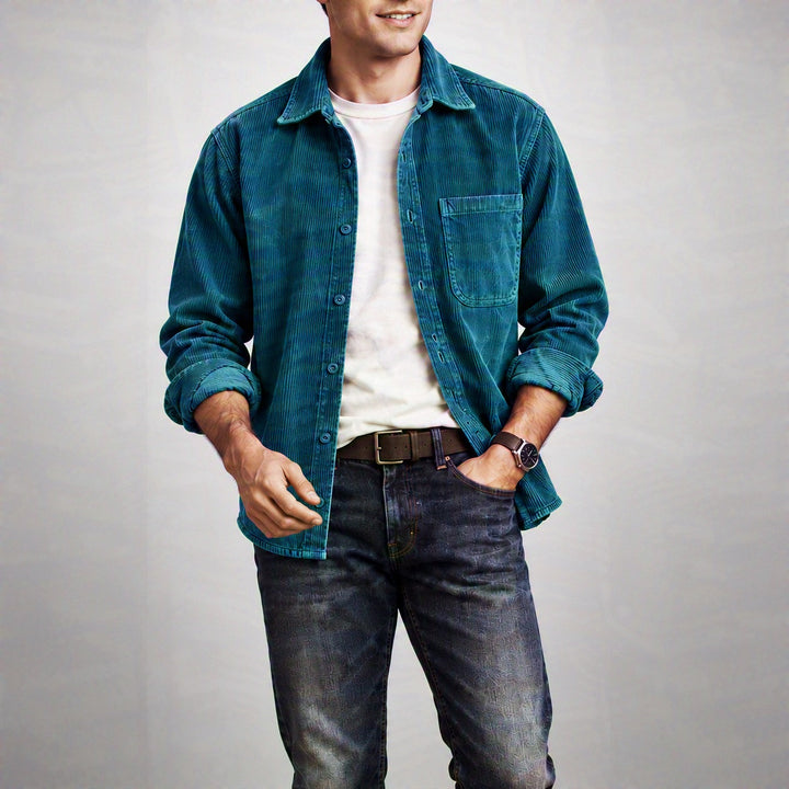 Everett Cotton Corduroy Shirt