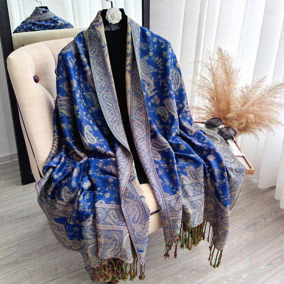Florence Paisley Jacquard Wrap