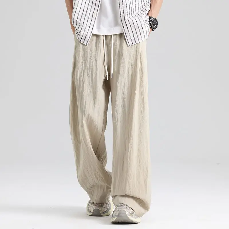 Grayson Linen-Feel Wide Leg Pants