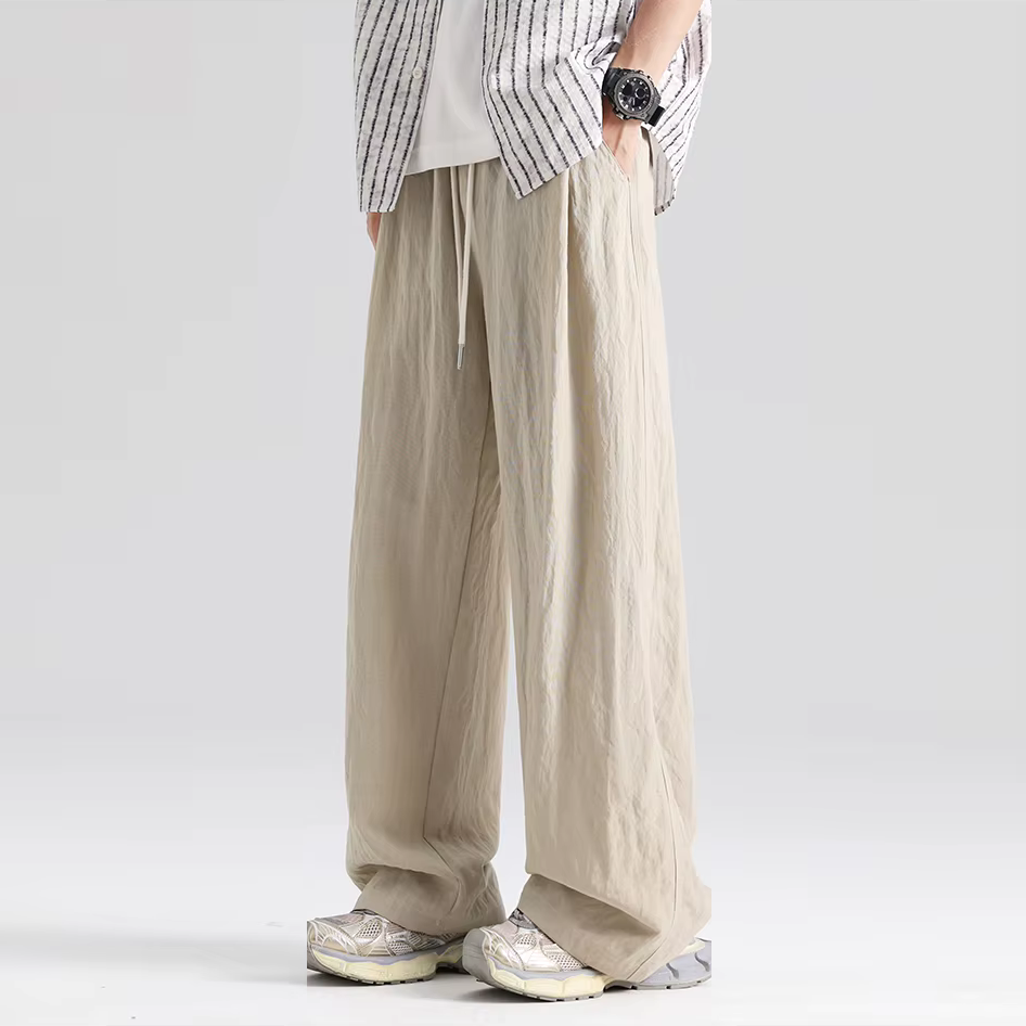 Grayson Linen-Feel Wide Leg Pants