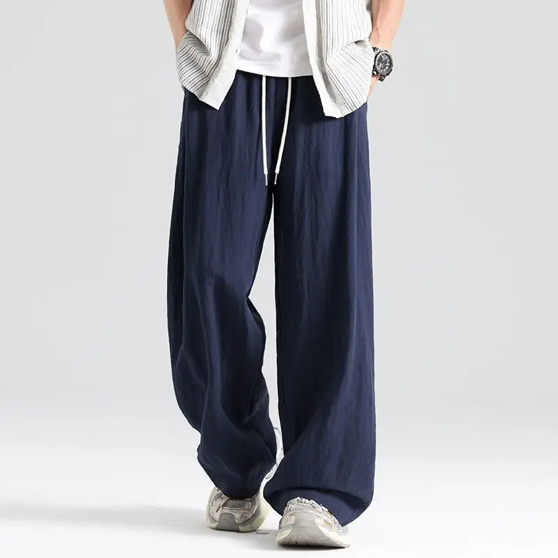 Grayson Linen-Feel Wide Leg Pants