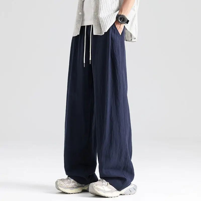 Grayson Linen-Feel Wide Leg Pants