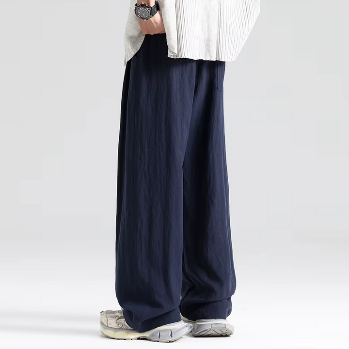 Grayson Linen-Feel Wide Leg Pants