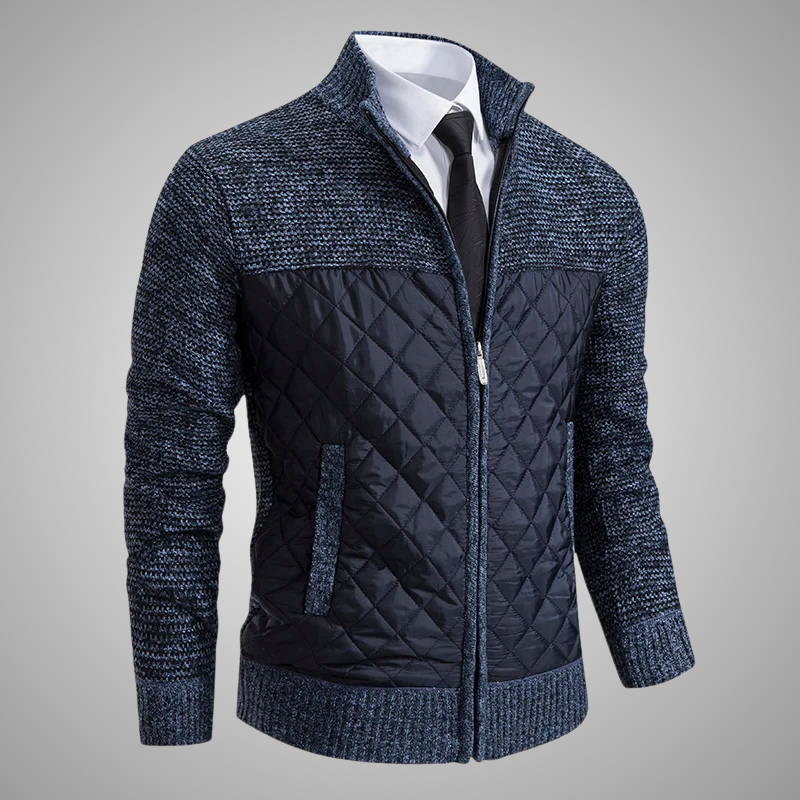 Front Panel Jacket Harrison Knit Panel Jacket – Dalebury