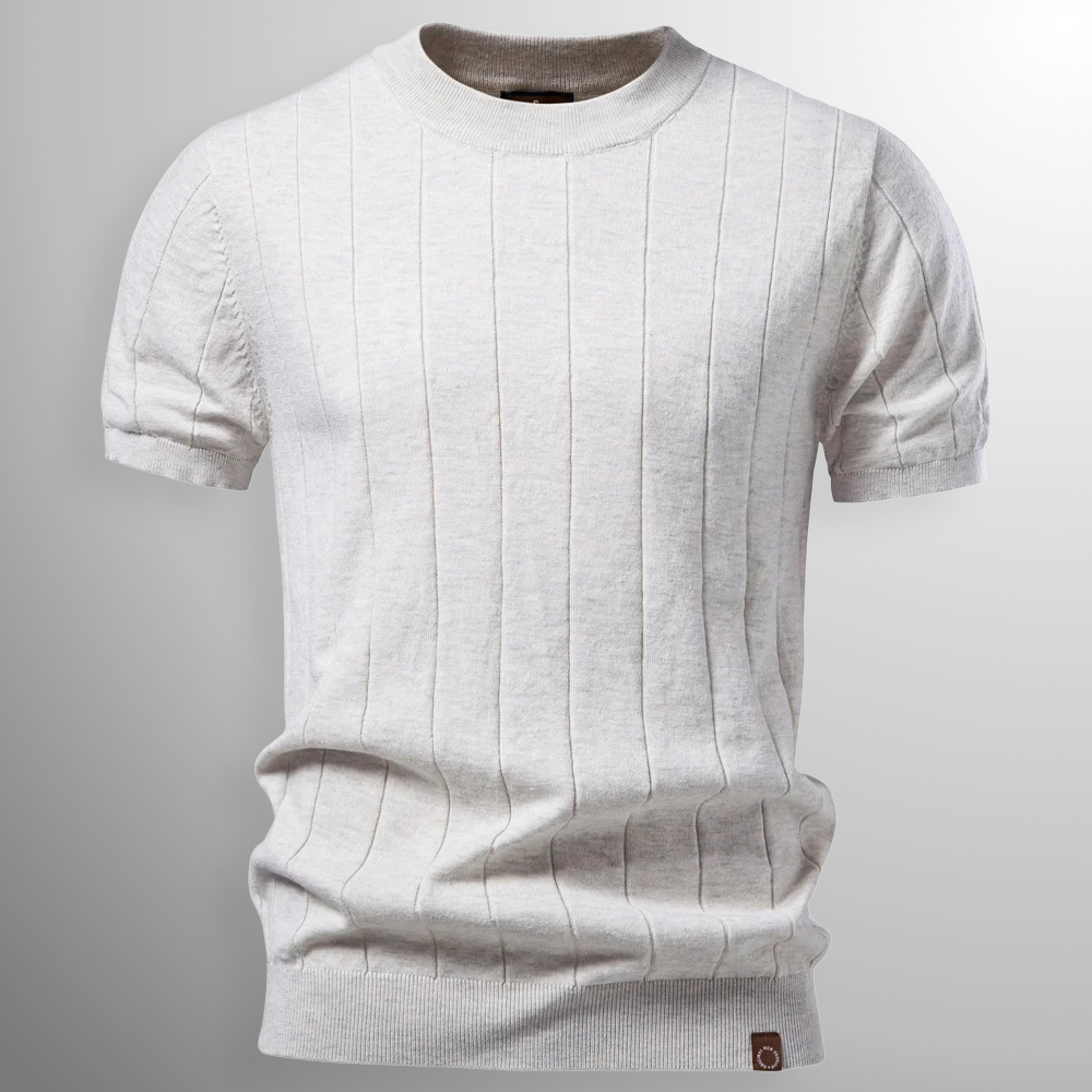 Hayes Ribbed Cotton Sweater Tee