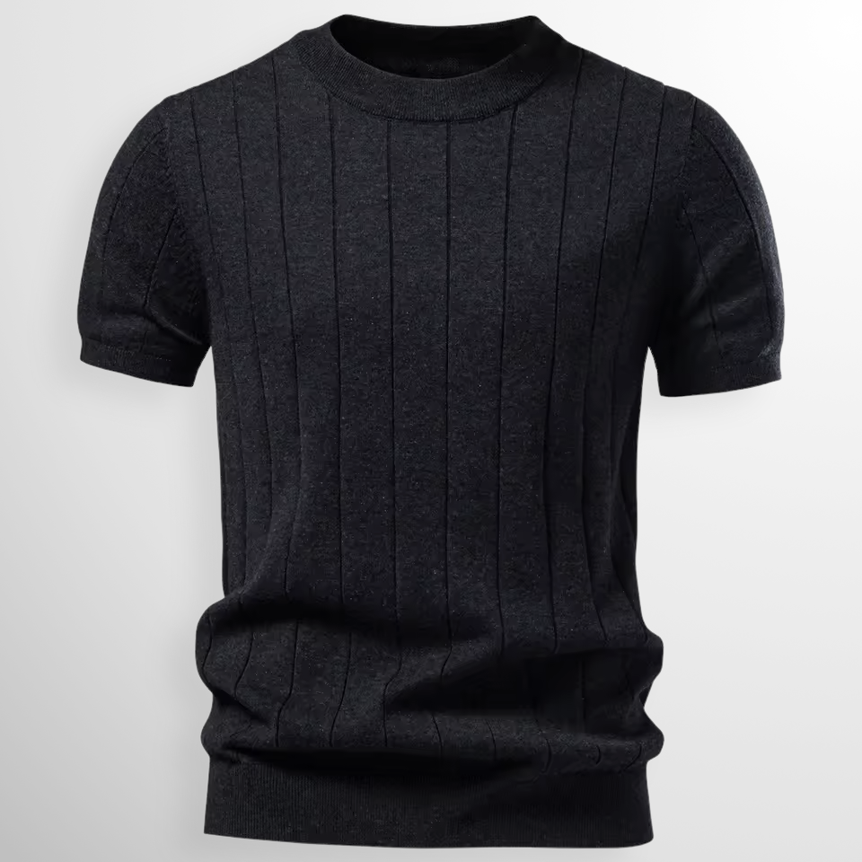Hayes Ribbed Cotton Sweater Tee