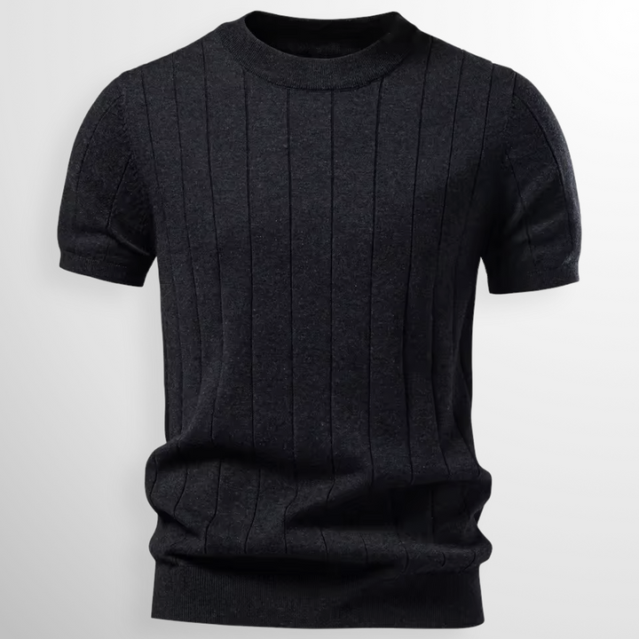 Hayes Ribbed Cotton Sweater Tee