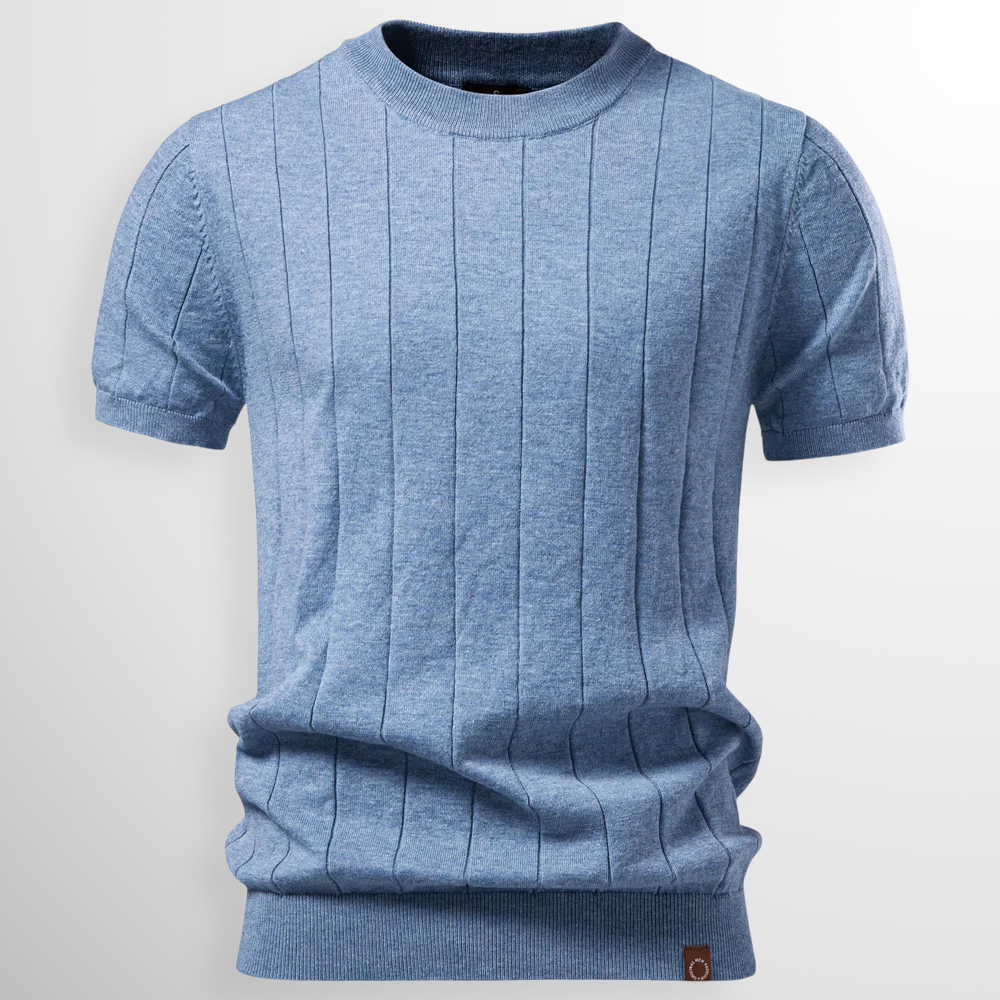 Hayes Ribbed Cotton Sweater Tee