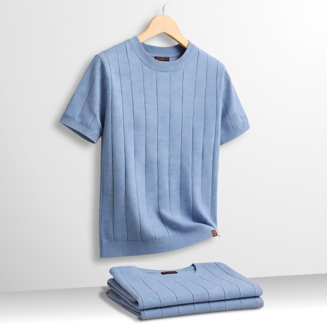 Hayes Ribbed Cotton Sweater Tee