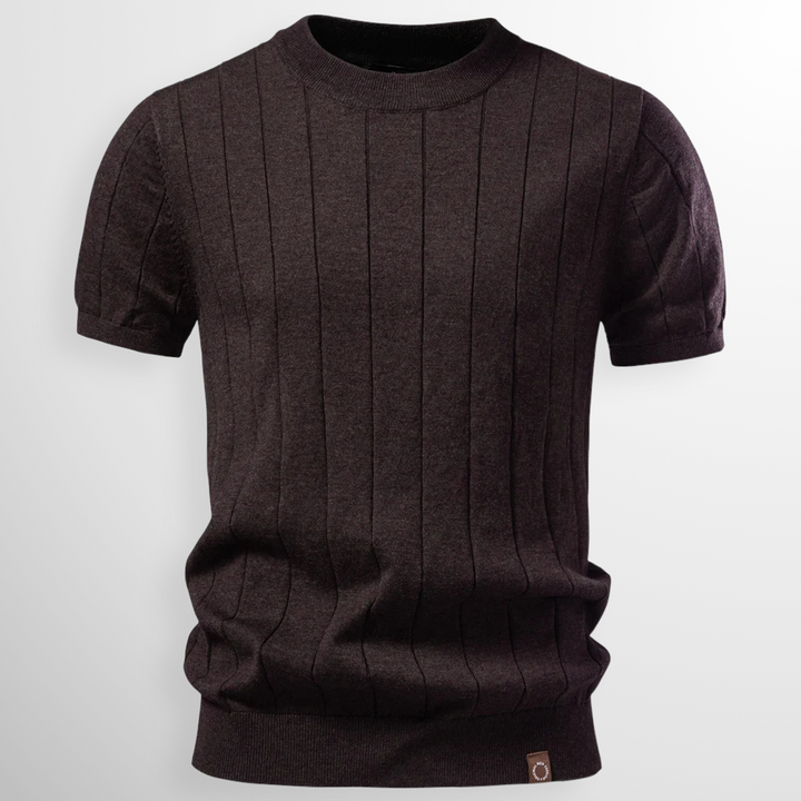 Hayes Ribbed Cotton Sweater Tee