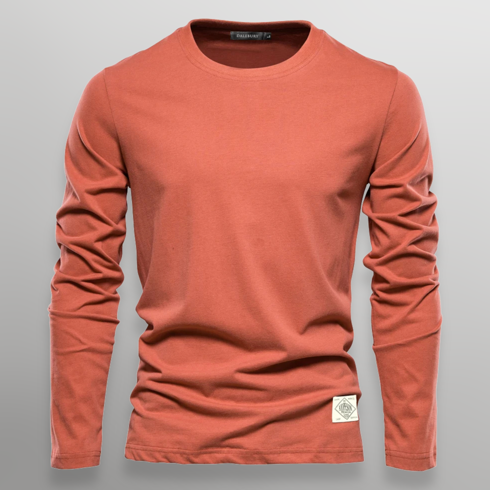 Kenji Cotton Long-Sleeve Tee