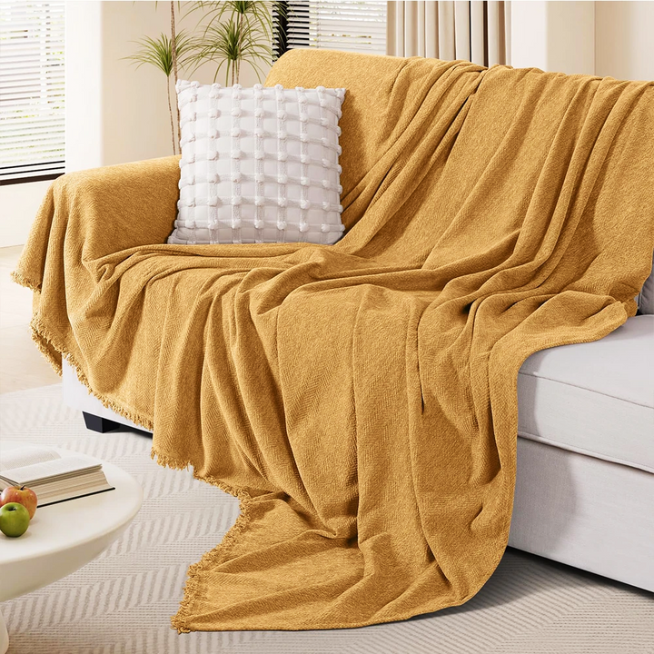 Linden Herringbone Sofa Cover