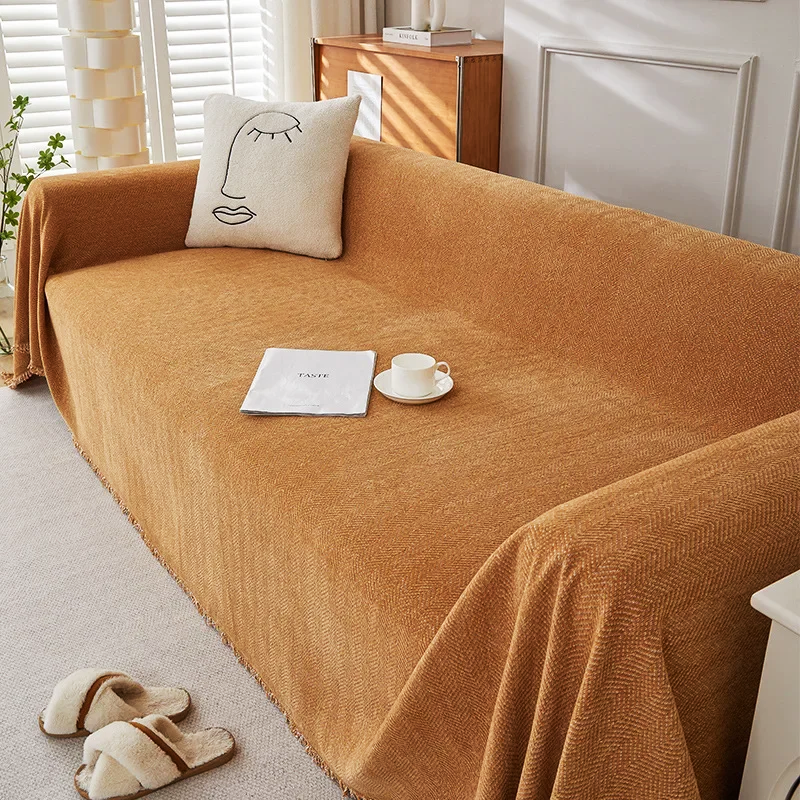 Linden Herringbone Sofa Cover