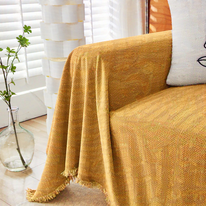 Linden Herringbone Sofa Cover