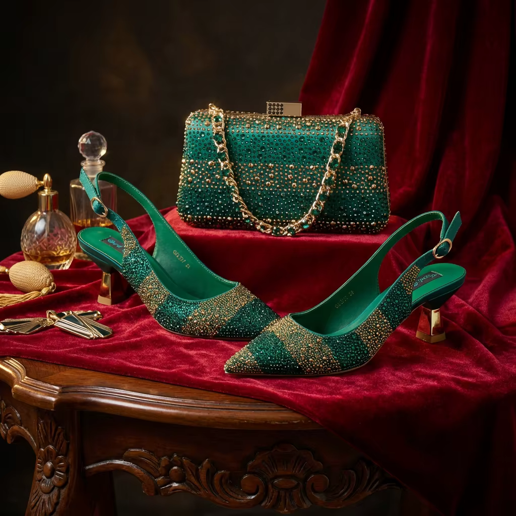 Marcelline Matching Shoe &amp; Bag Set