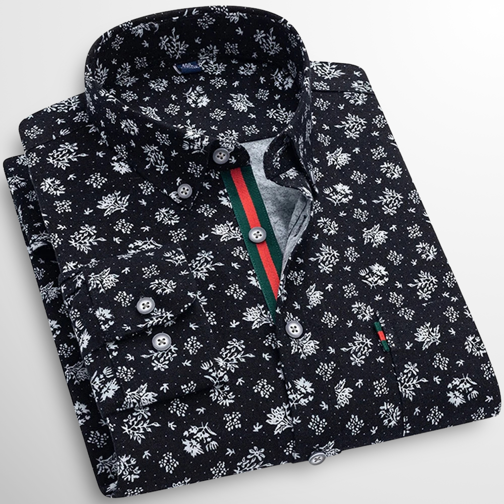 Mercer Floral Cotton Dress Shirt
