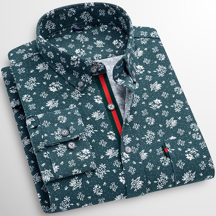 Mercer Floral Cotton Dress Shirt