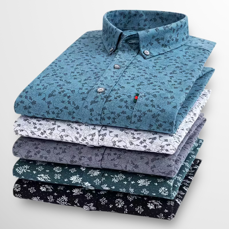 Mercer Floral Cotton Dress Shirt