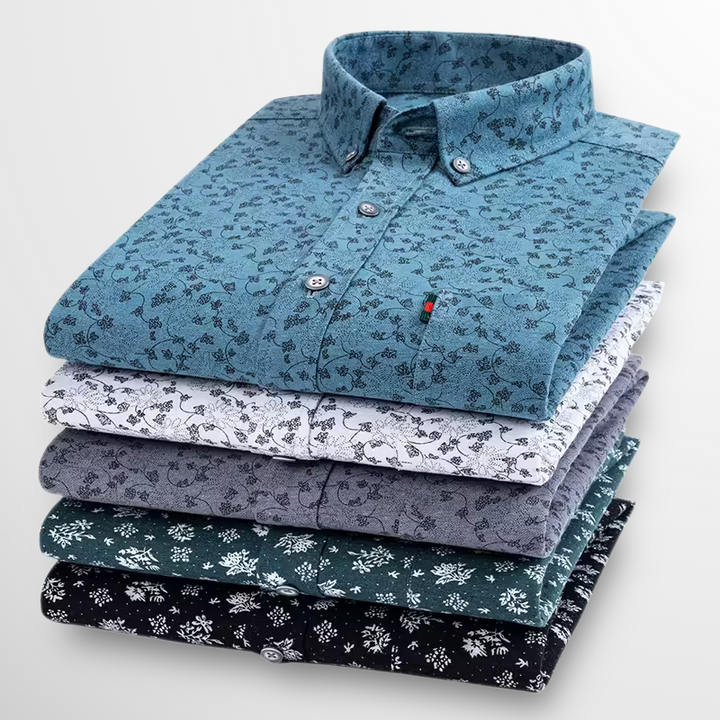 Mercer Floral Cotton Dress Shirt