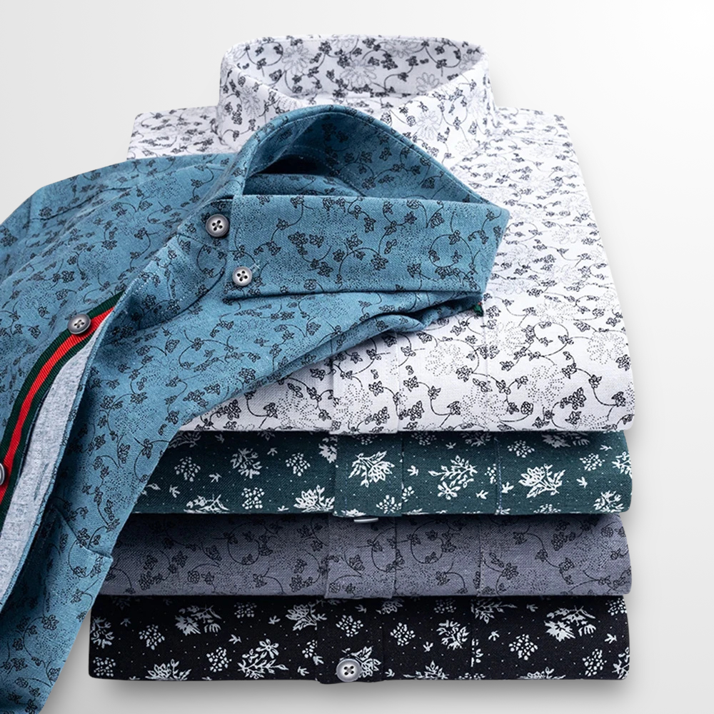 Mercer Floral Cotton Dress Shirt