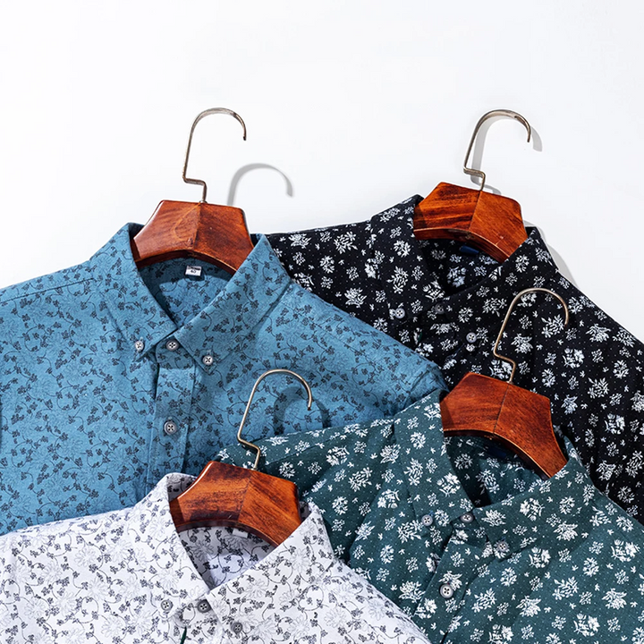 Mercer Floral Cotton Dress Shirt