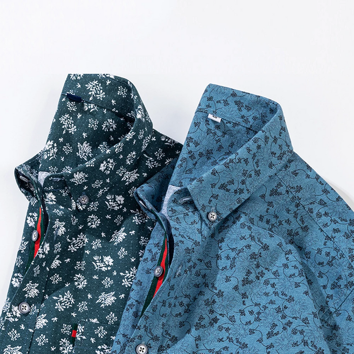 Mercer Floral Cotton Dress Shirt