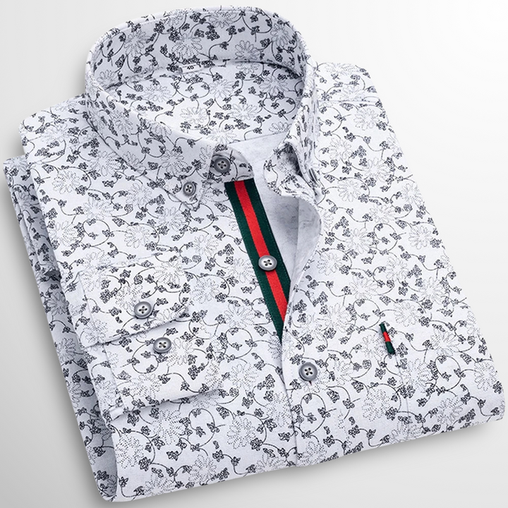 Mercer Floral Cotton Dress Shirt
