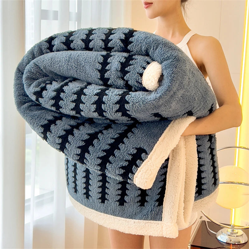Aspen Plush Throw Blanket
