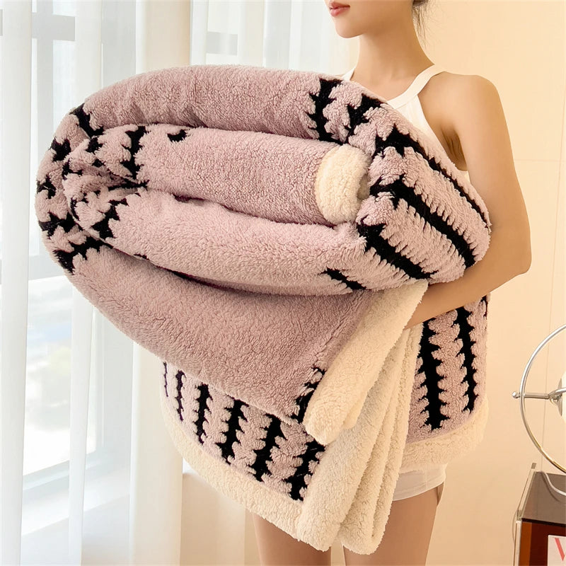 Aspen Plush Throw Blanket