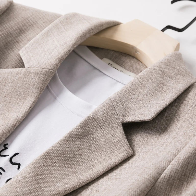 Angela Rolled Sleeve Blazer