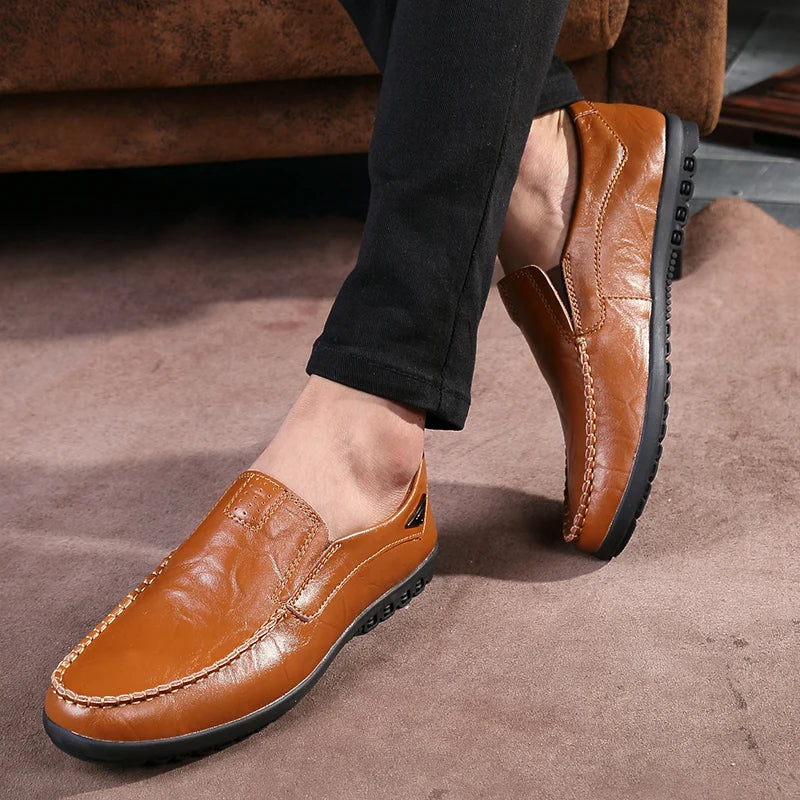 Viccaro Genuine Leather Slip-On Shoe