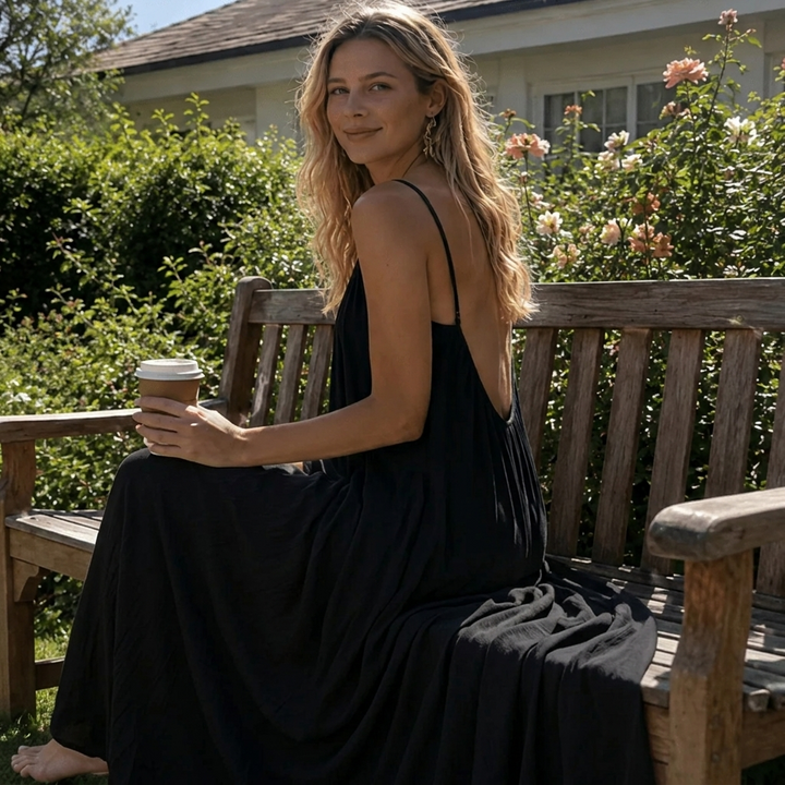 Savannah Open Back Cami Sundress