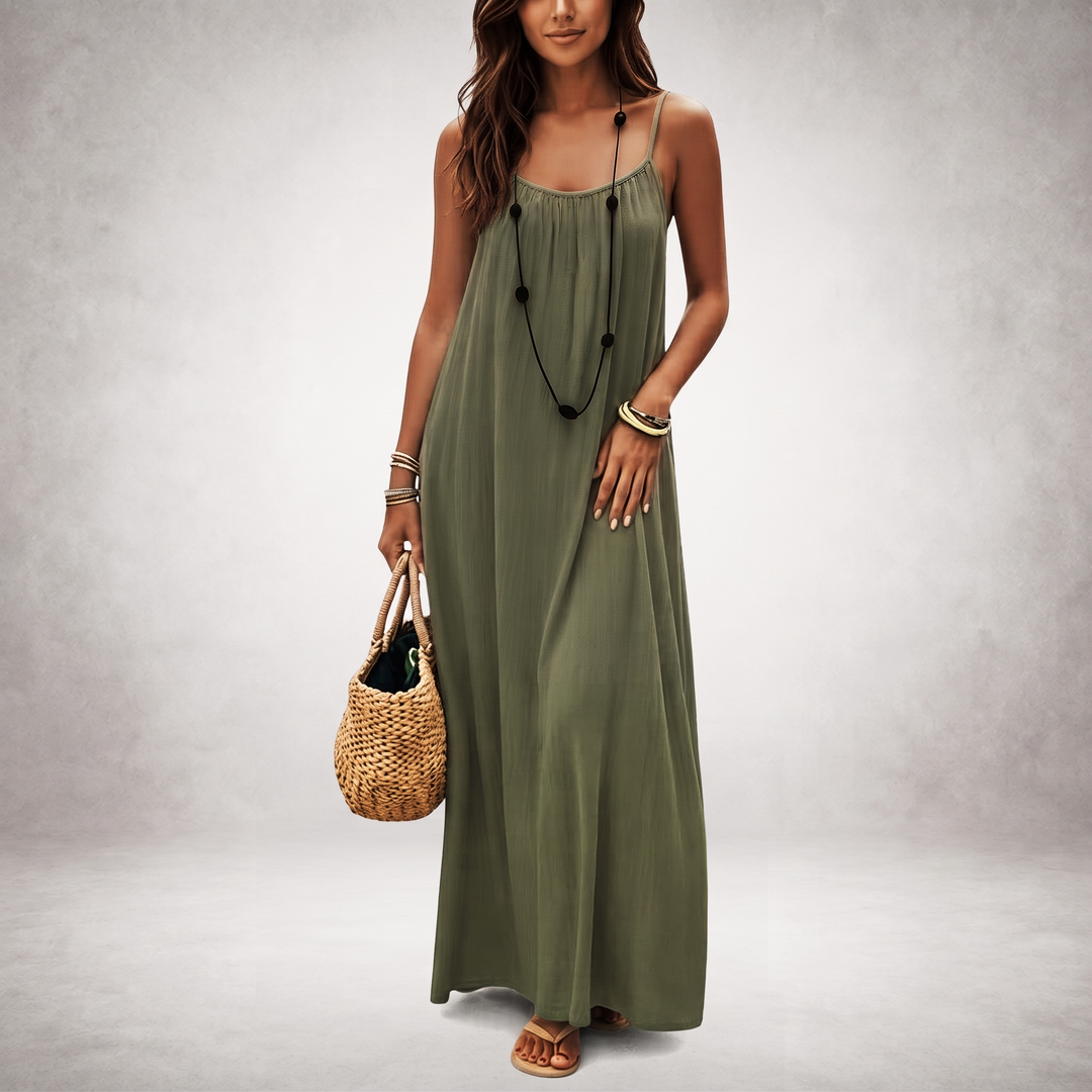 Savannah Open Back Cami Sundress