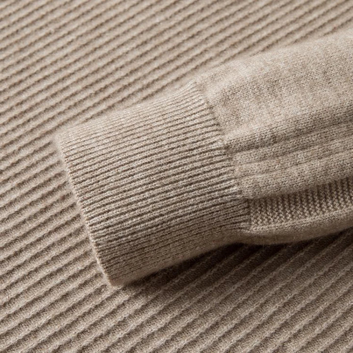 Bennett Ribbed Quarter-Zip Sweater
