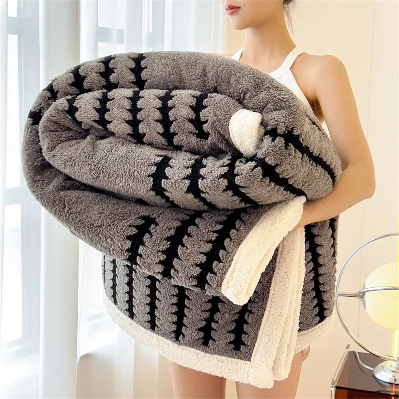 Aspen Plush Throw Blanket