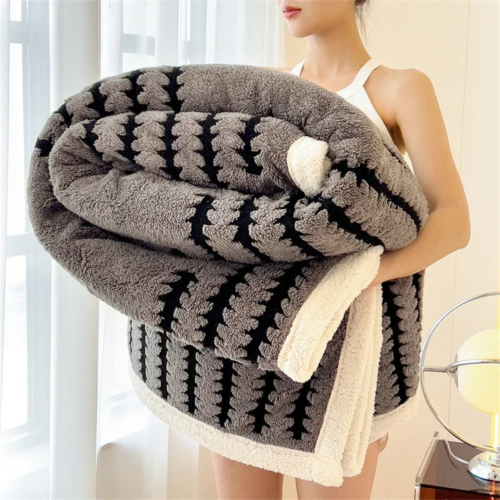 Aspen Plush Throw Blanket